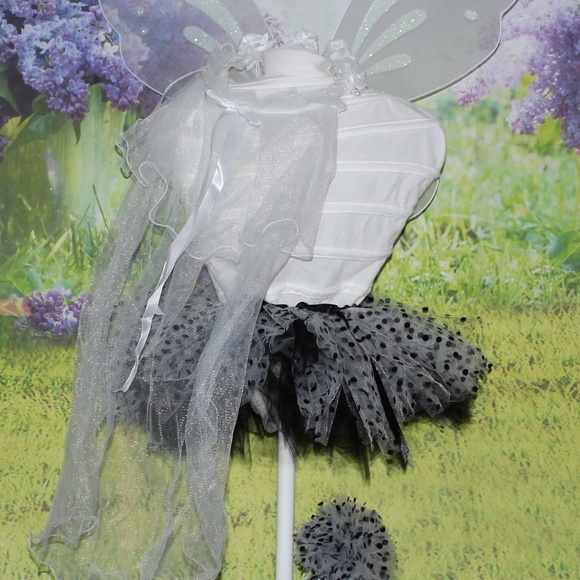 TUTU Black and White Veil Set - Picture 2 of 8